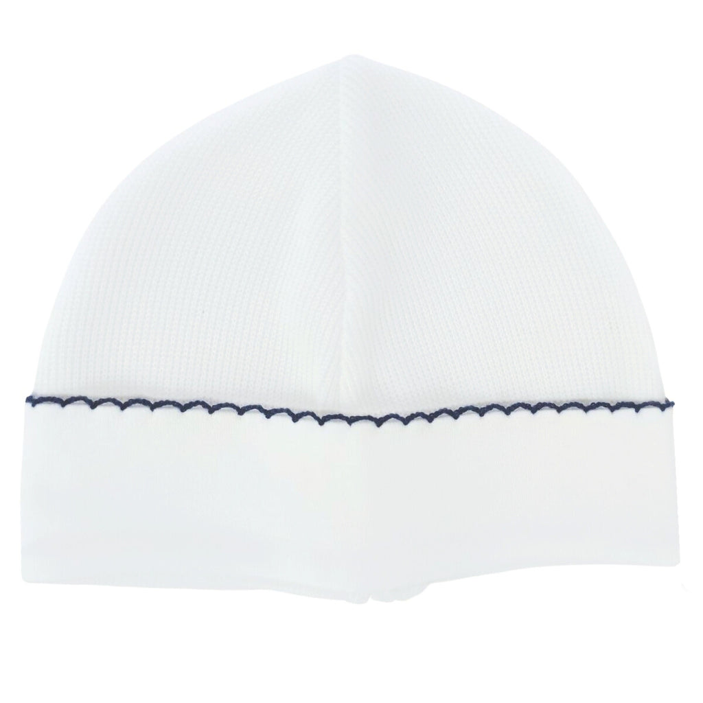 Conjunto Bebe - punto ingles - Amigos V2 - Blanco-Azul