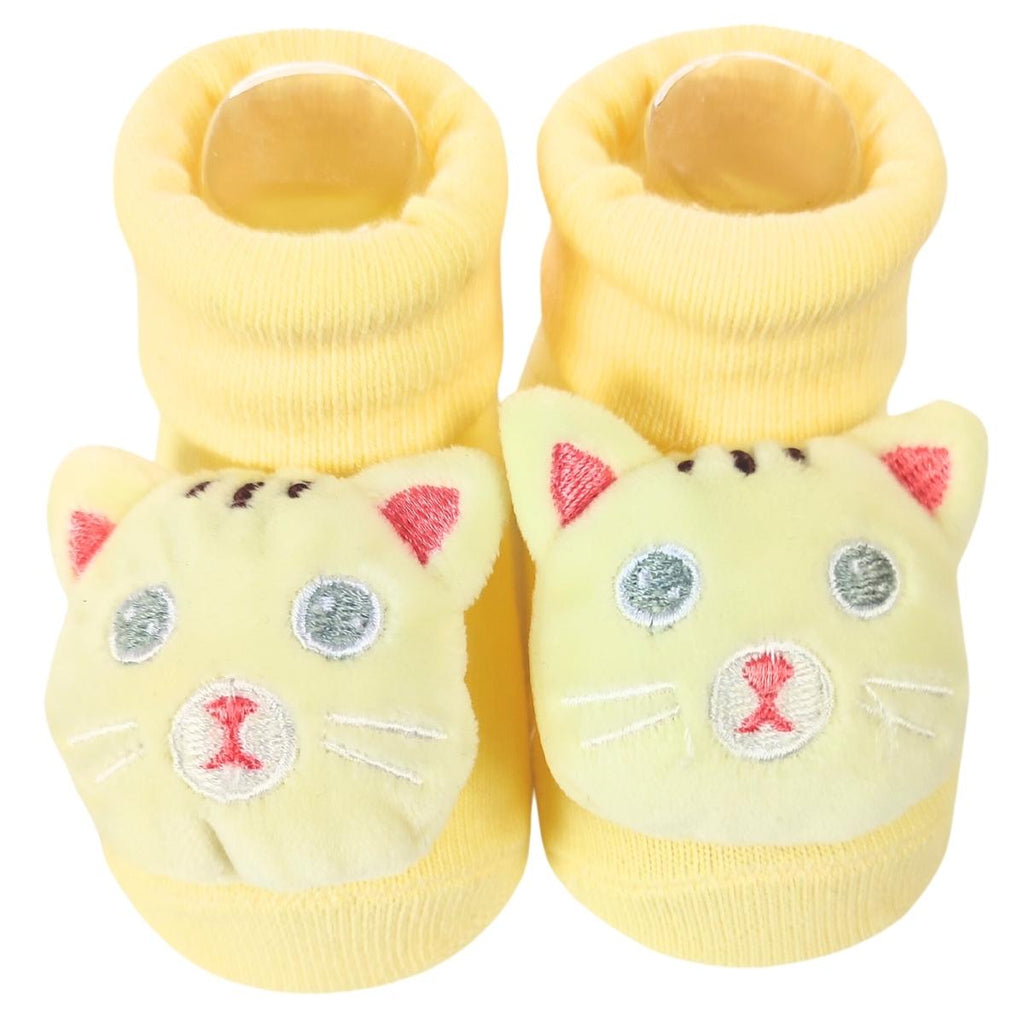 Medias Sonajeras - Gato - Amarillo