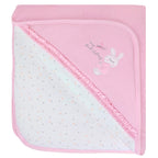 Colcha acolchada punto ingles Coneja - Rosado