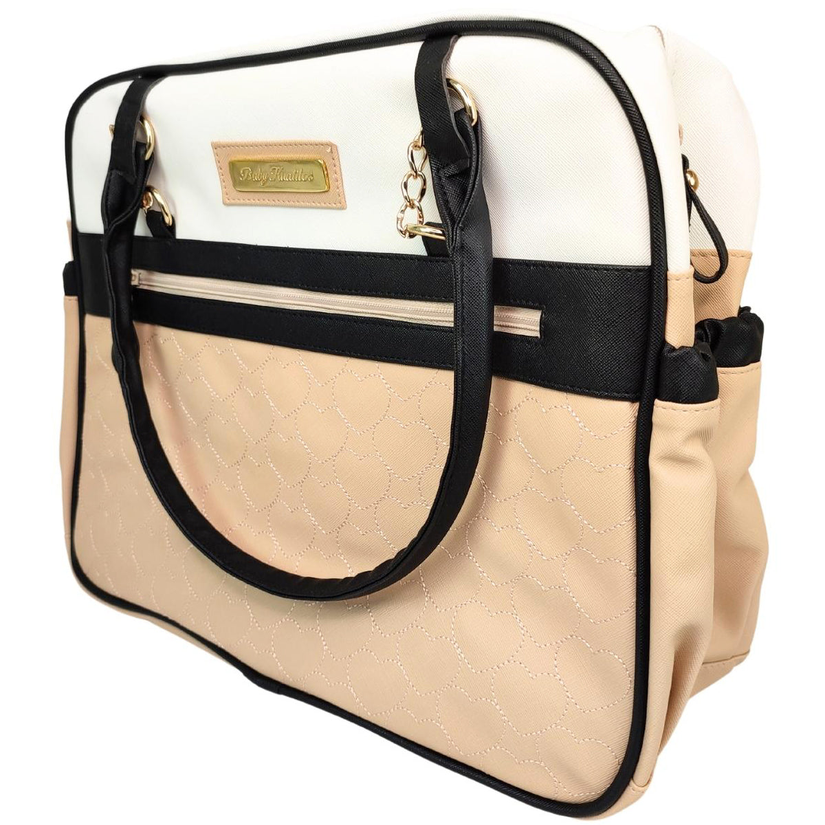 Bolso pañalero y portabiberon - Beige - Milan