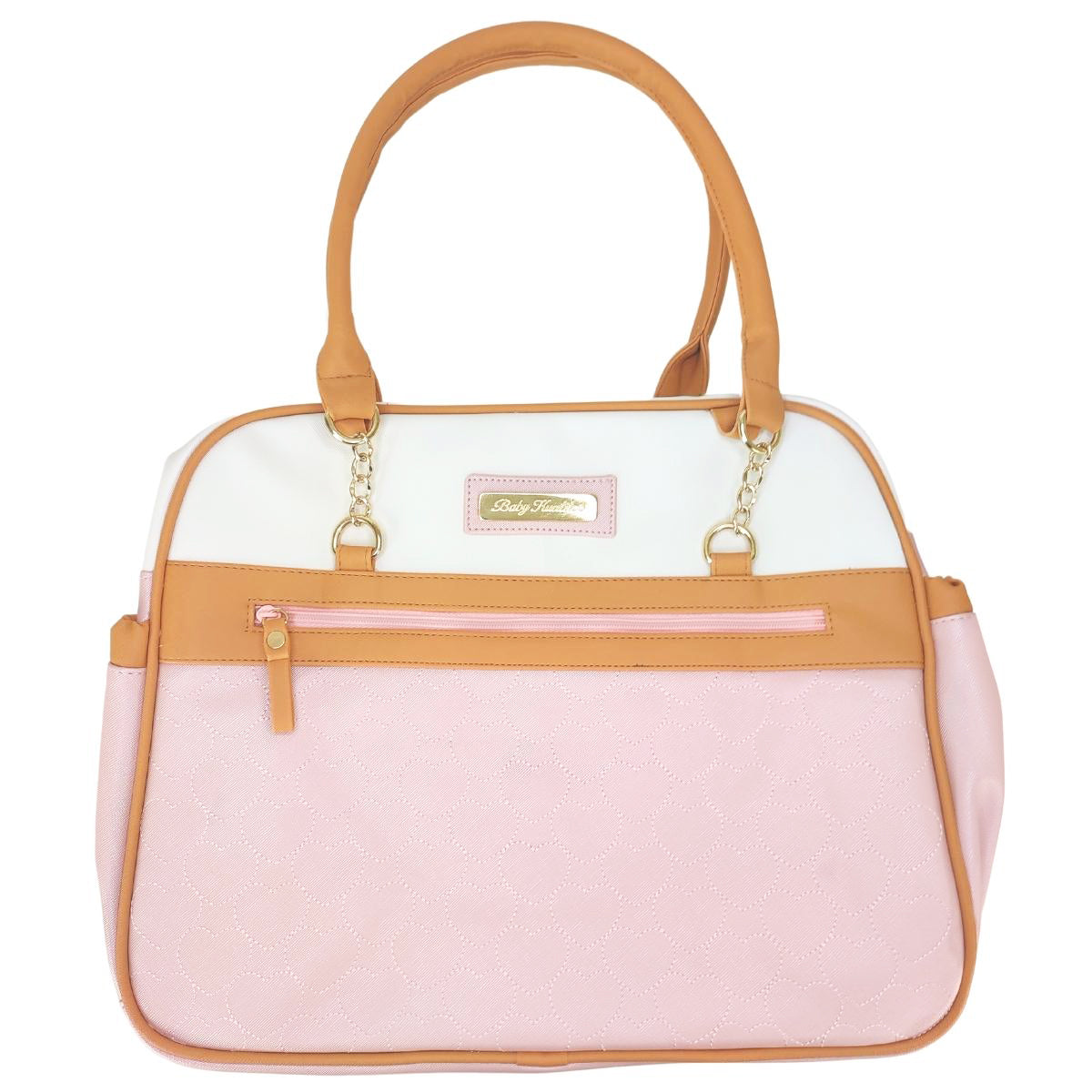 Bolso pañalera y portabiberon - Rosado - Milan