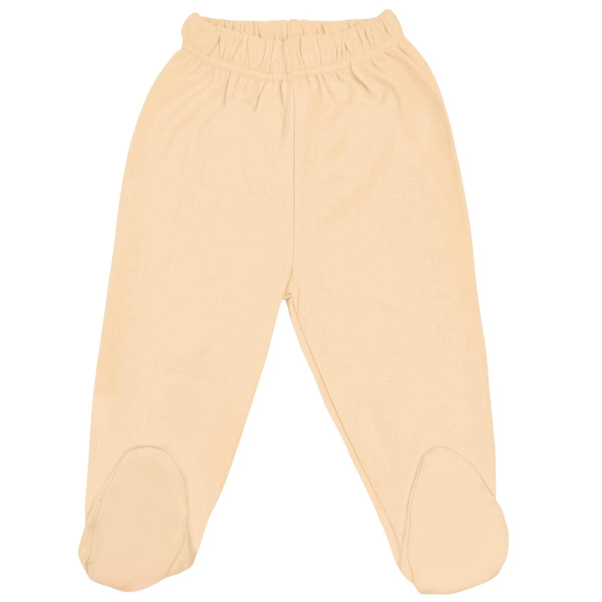 Pack 3 pantalones con pies 100% algodón - 12