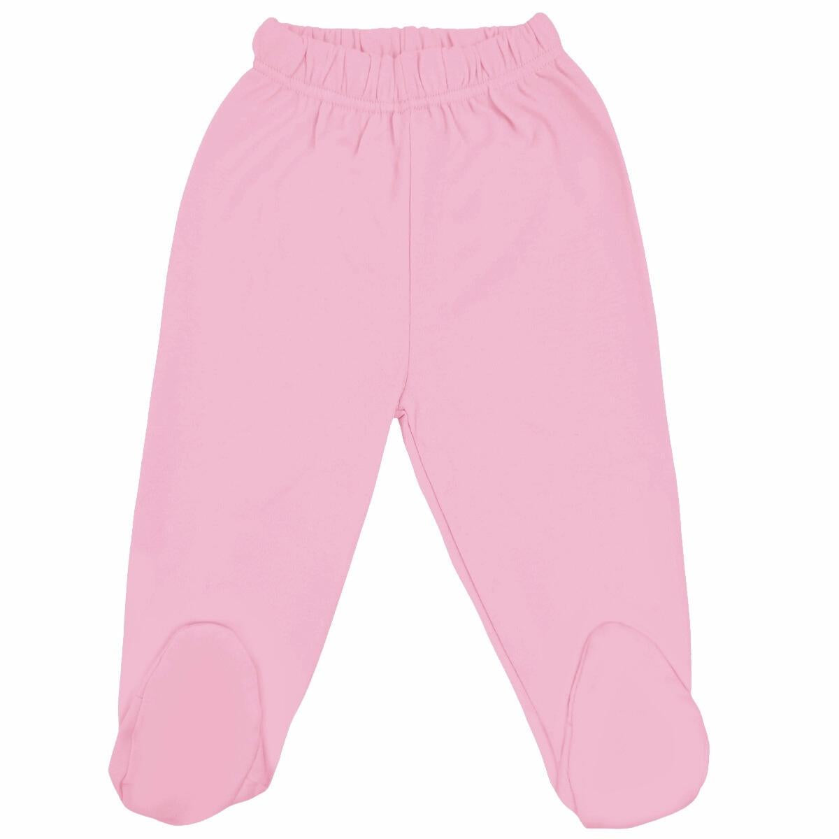 Pack 3 pantalones con pies 100% algodón - 12