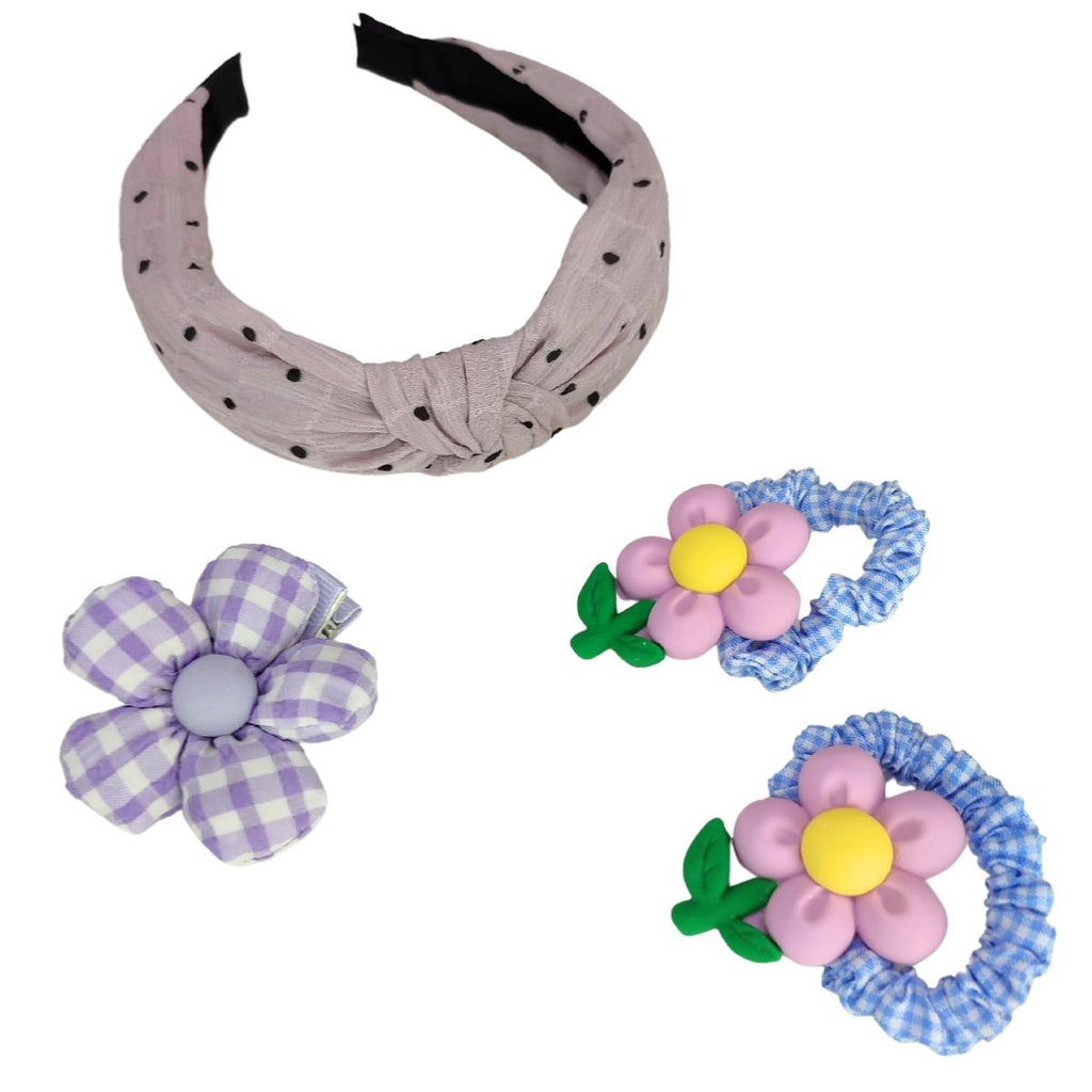 Set Vincha y ganchos Niña M13