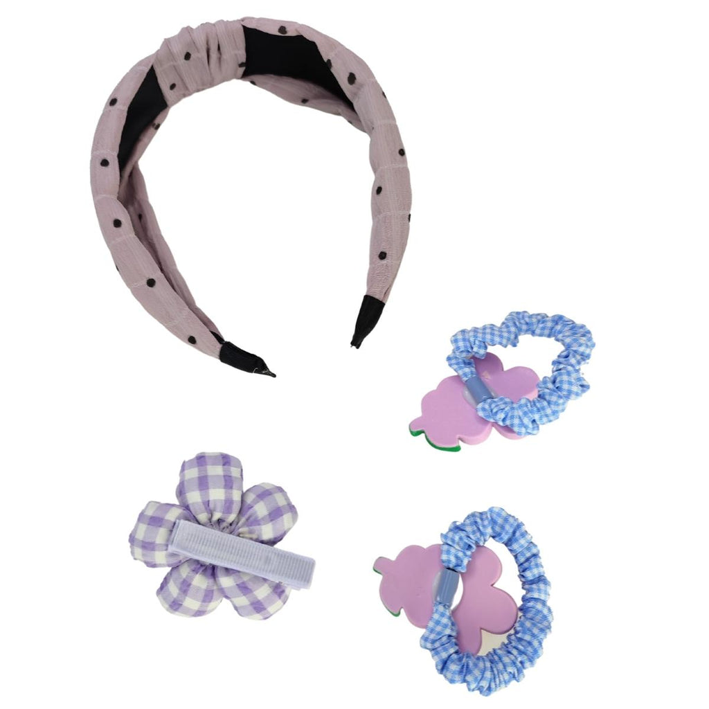 Set Vincha y ganchos Niña M13