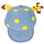 Gorro Bebé - Jirafa - Celeste