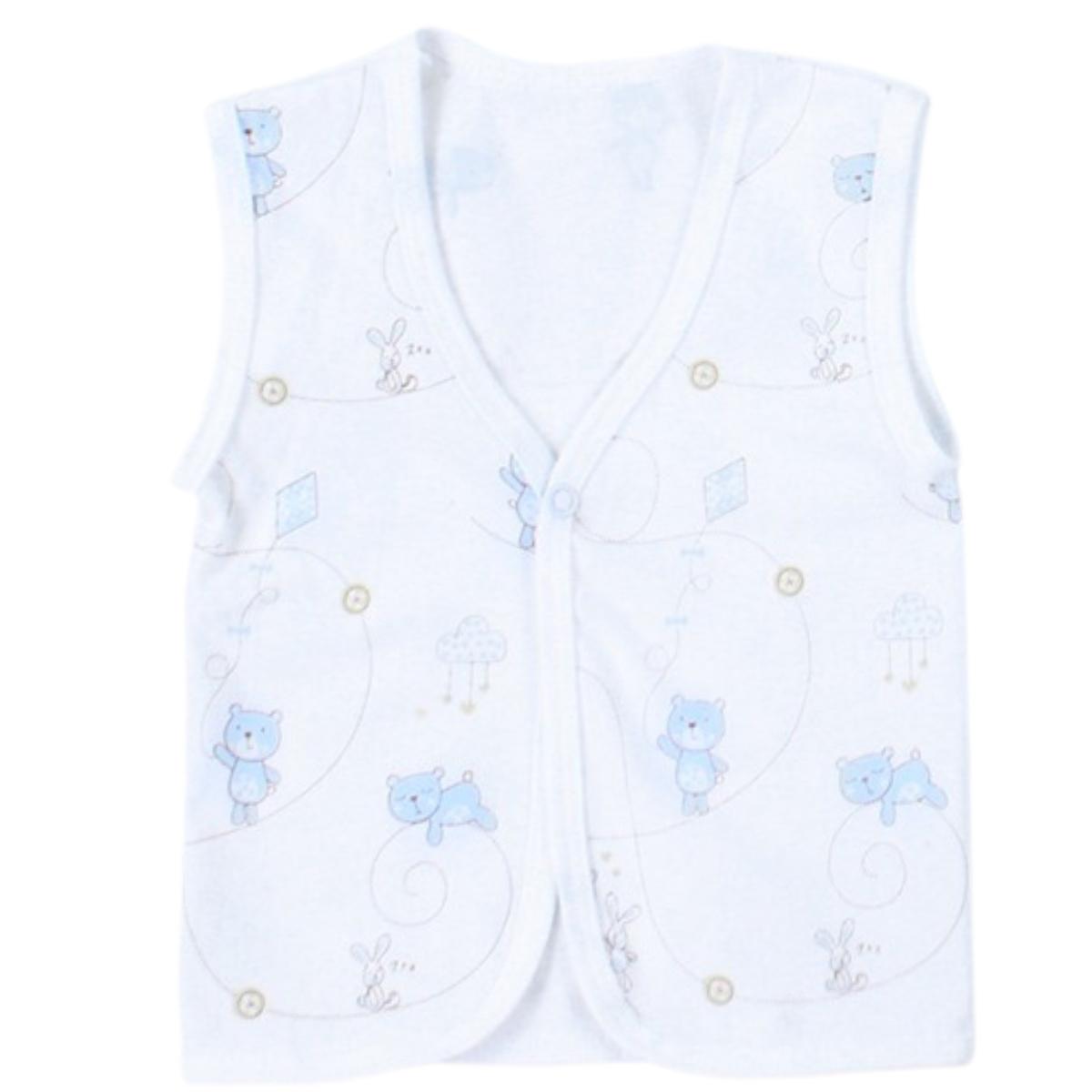 Ajuar - Set de 6 piezas Algodon - Celeste