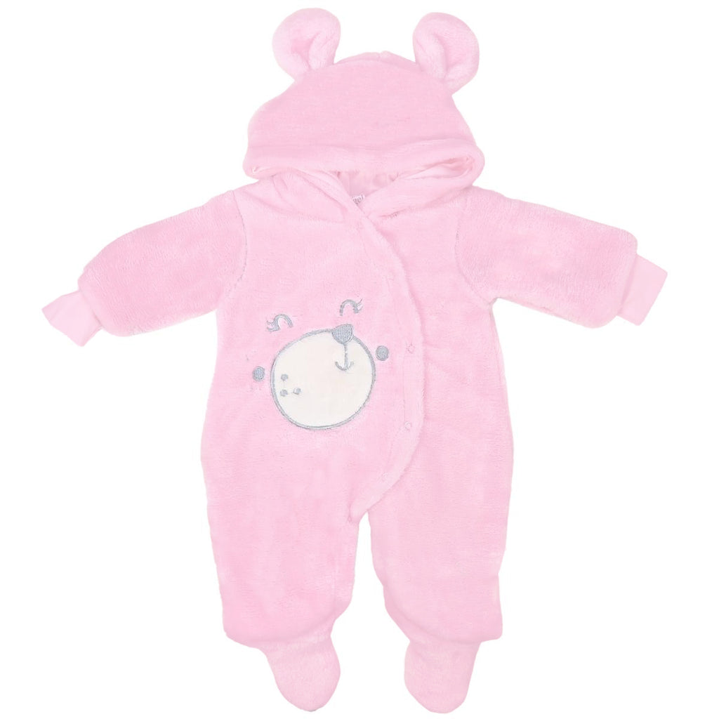 Enterizo bebé acolchado Oso - Rosado