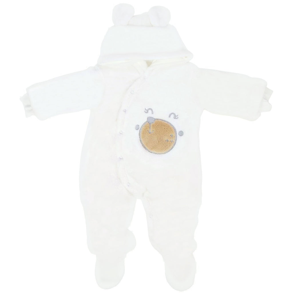 Enterizo bebé acolchado Oso - Blanco