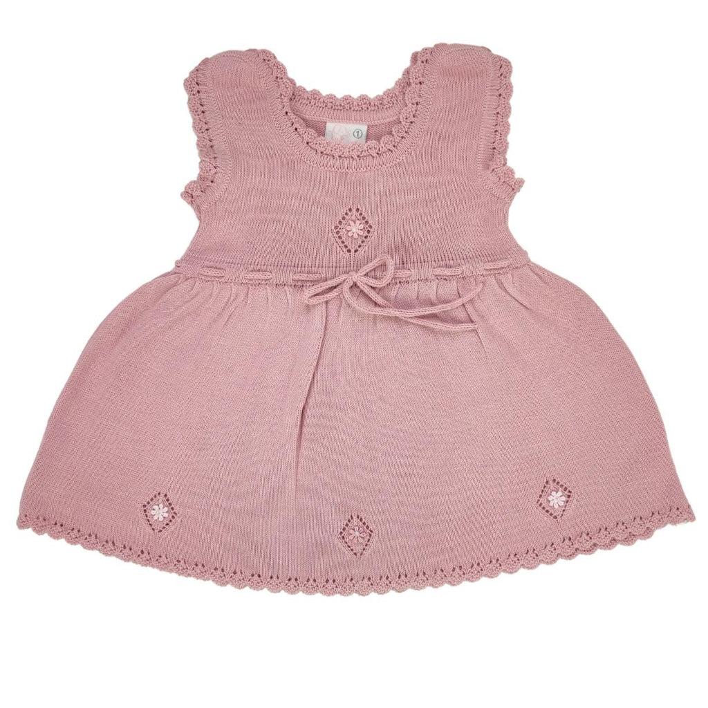 Conjunto Vestido Hilo - 3 piezas - Palo Rosa