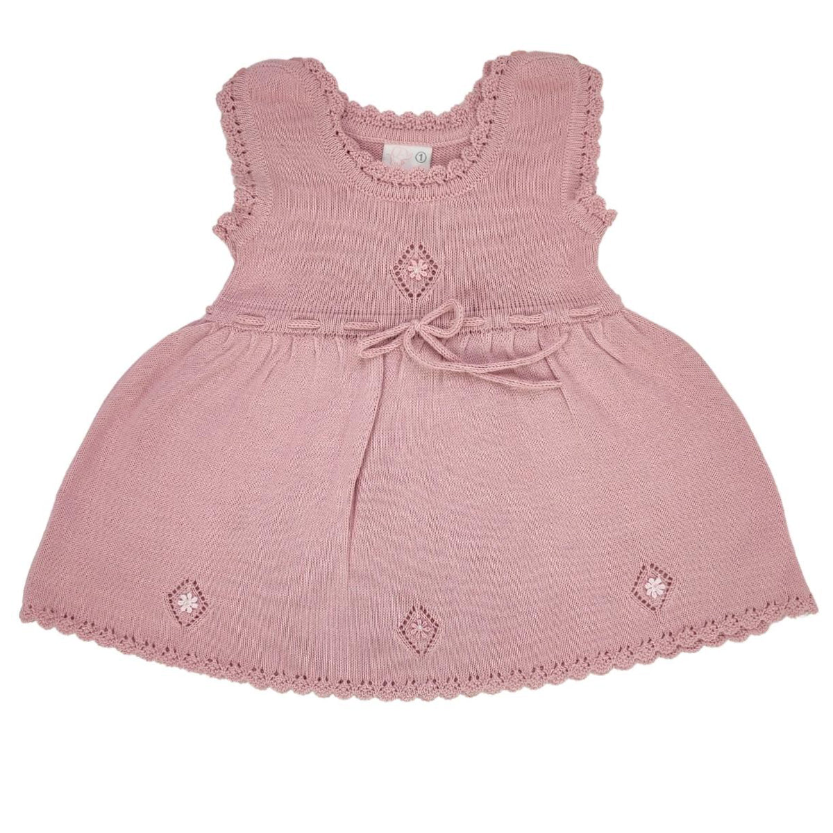 Conjunto Vestido Hilo - 3 piezas - Palo Rosa