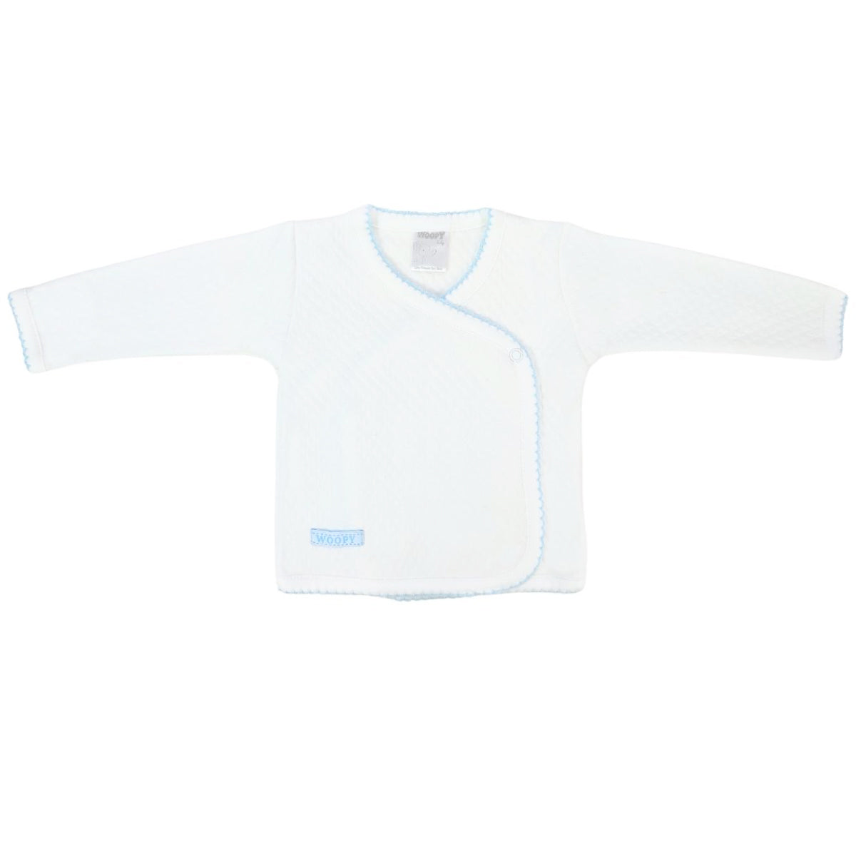 Conjunto Bebé - Jacquard - Amigos V2 - Blanco-Celeste