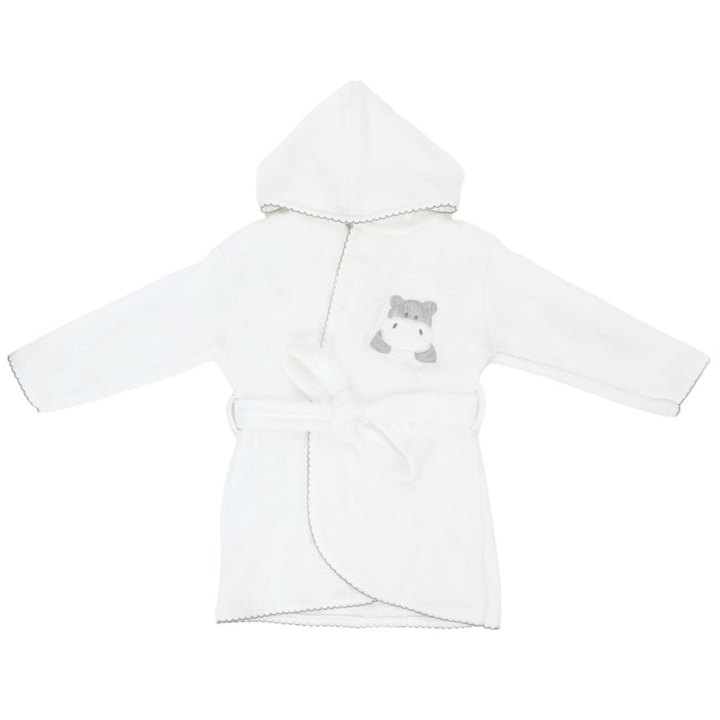 Salida de baño bebé - Hipo - Blanco - Plomo