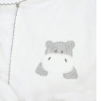 Salida de baño bebé - Hipo - Blanco - Plomo