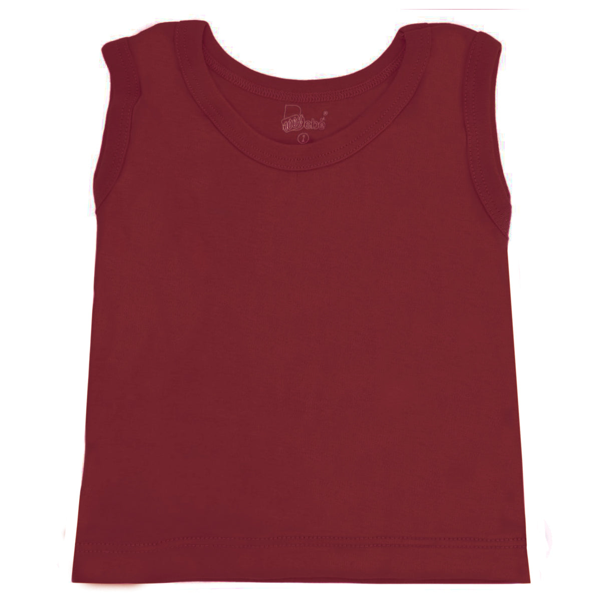 Polo sin mangas - Rojo Vino