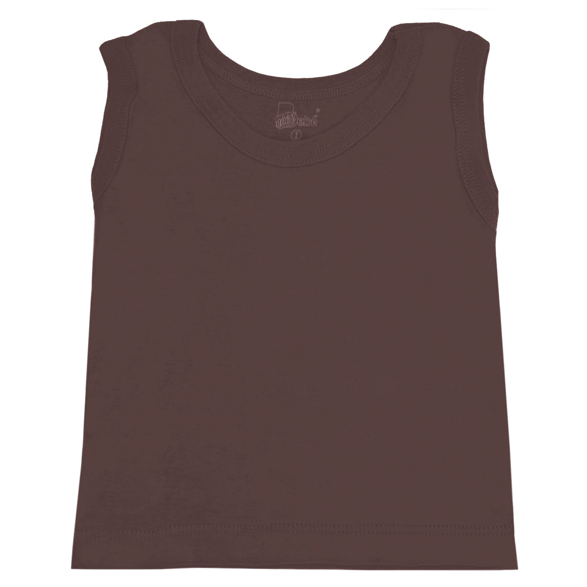 Polo sin mangas - Marron