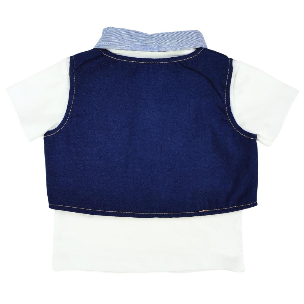 Conjunto bebé Michi con short - Azul