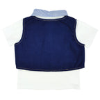 Conjunto bebé Michi con short - Azul