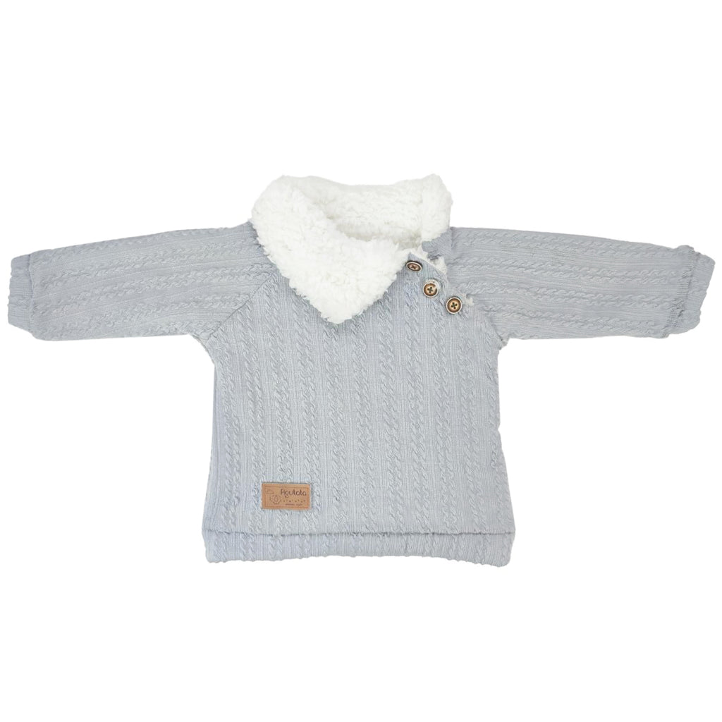 Conjunto Bebé - acolchado - Grizzy - Plomo