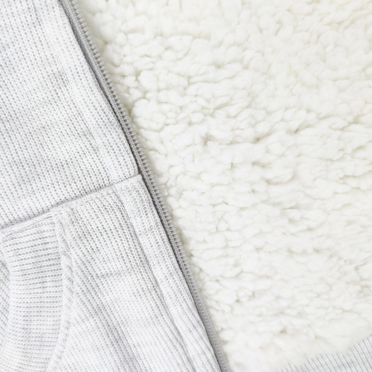 Conjunto Bebé - punto ingles - acolchado - Zorro - Plomo