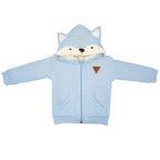 Conjunto Bebé - punto ingles - acolchado - Zorro - Celeste