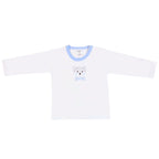 Conjunto Bebé - punto ingles - acolchado - Zorro - Celeste