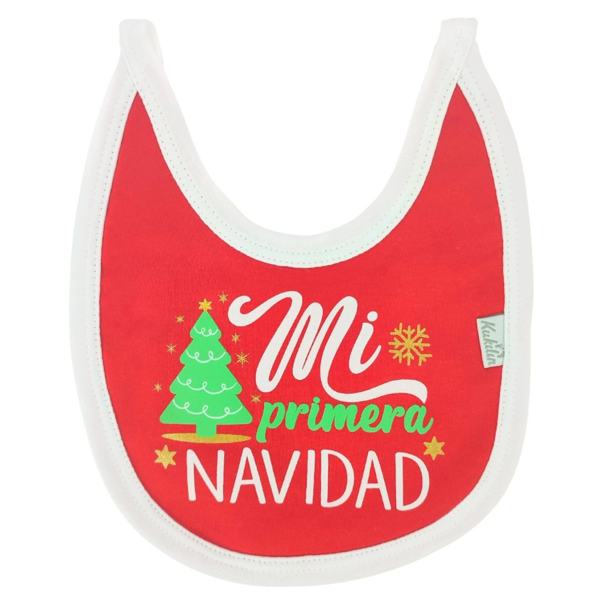 Babero Navideño - Mi primera Navidad - Algodón