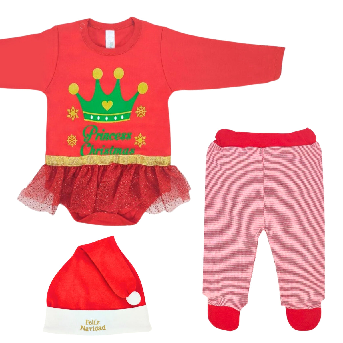 Conjunto Navideño - Princess Christmas