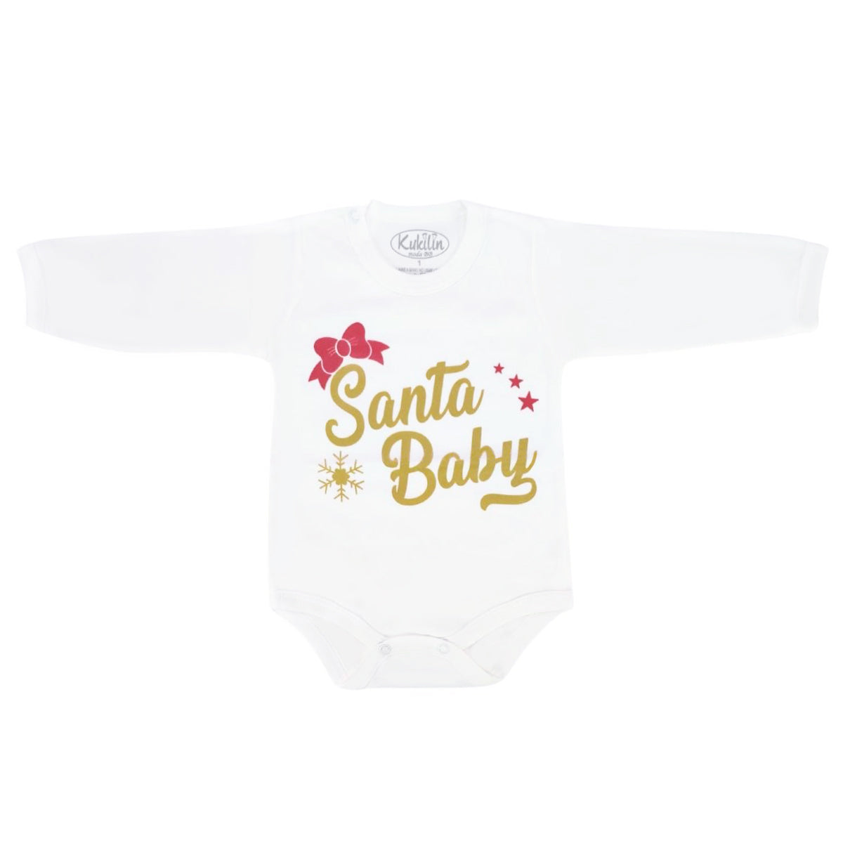 Body Navideño - Santa baby dorado