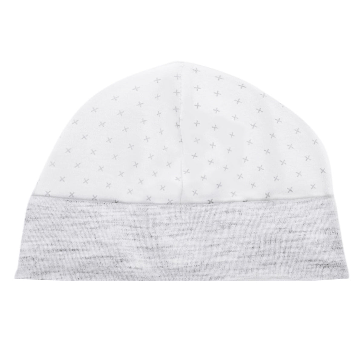 Ajuar Bebe 3 piezas Algodon - Conejos - Blanco / Gris