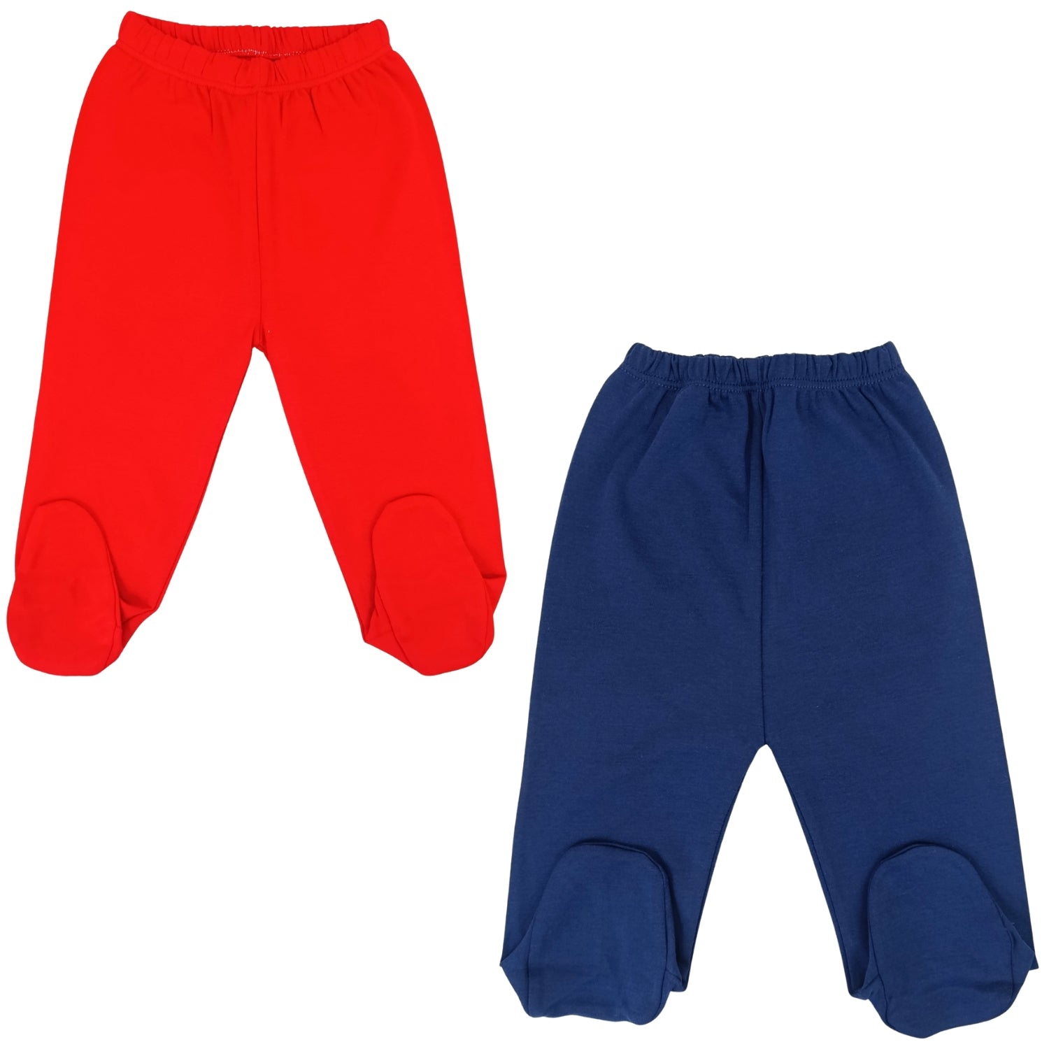 Pack de 2 Pantalones de Bebé con Pie - N3