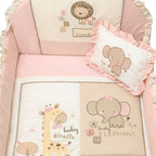 Set de Cuna y Protector Tradición  Baby Giraffe