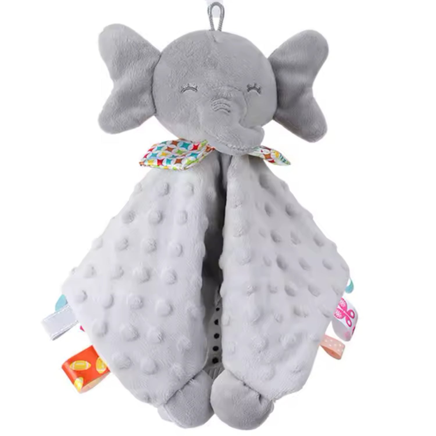 Mantita de Apego Dulce Elefante - Plomo