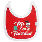 Babero Navideño - Mi 1era Navidad - Algodón