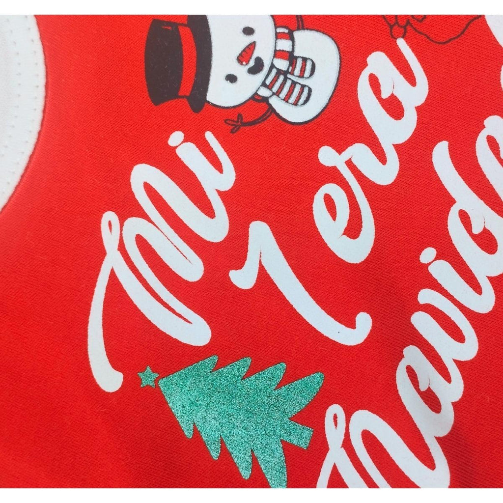 Babero Navideño - Mi 1era Navidad - Algodón