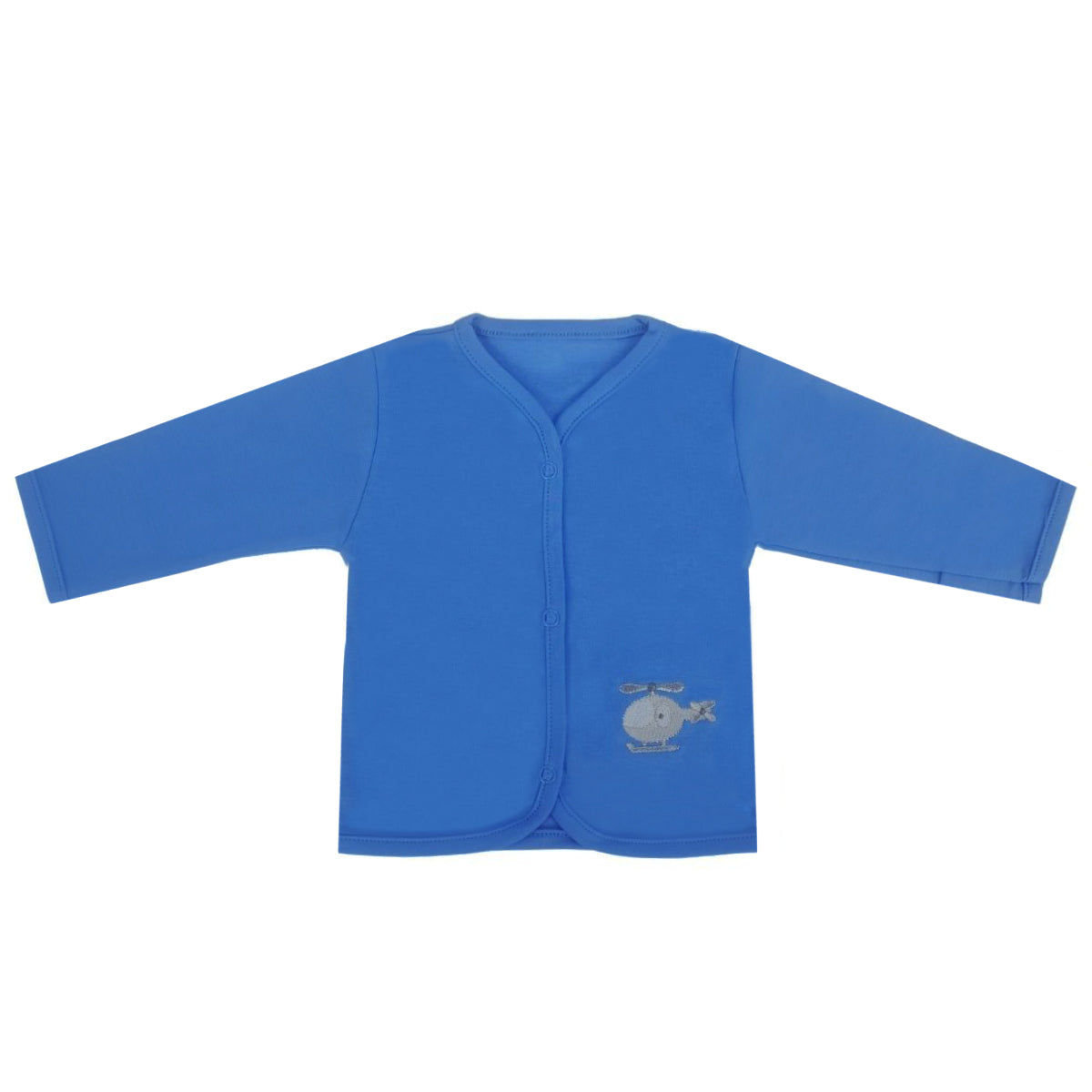 Ajuar - Set de 3 piezas Algodon - Helicóptero - Azulino