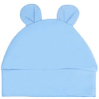 Ajuar - Set de 3 piezas Algodon - 3 autos - Celeste