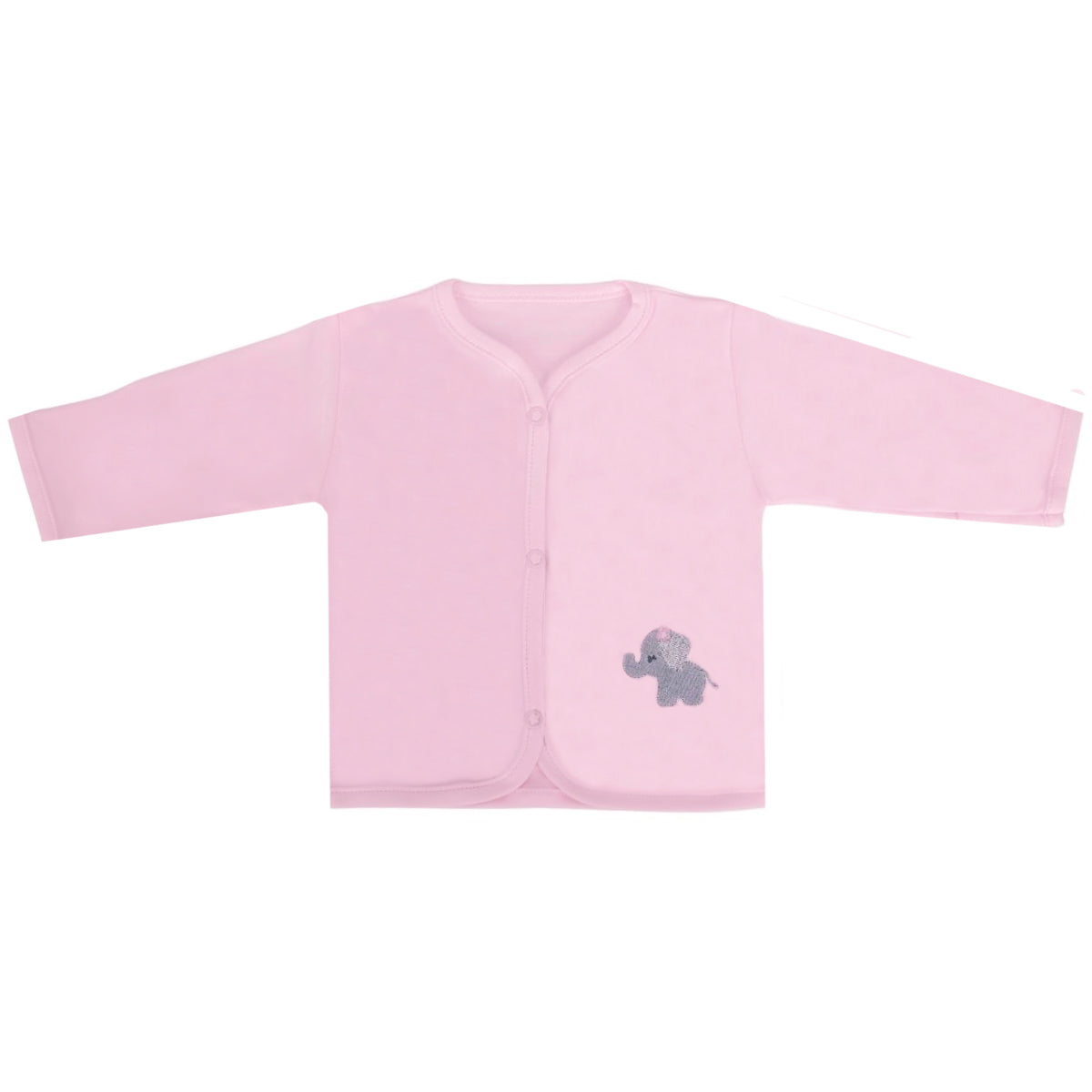 Ajuar - Set de 3 piezas Algodon - Elefante - Rosado