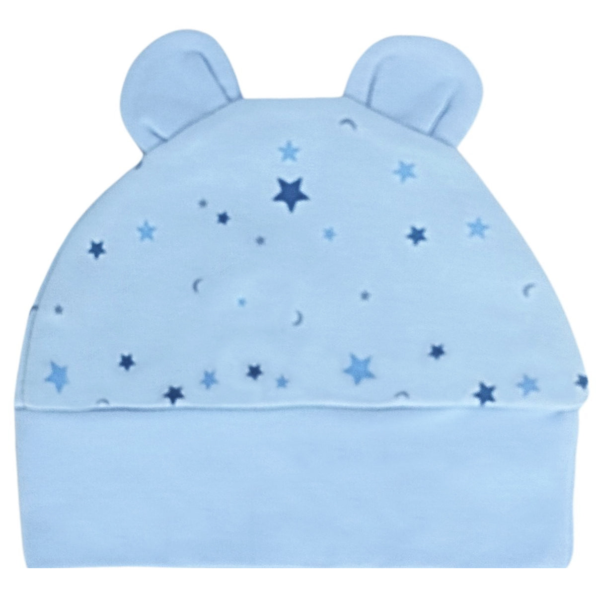 Ajuar - Set de 3 piezas Algodon - Estrellas - Celeste