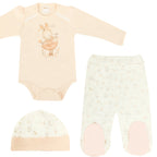 Ajuar - Set de 3 piezas Algodón - Coneja bailarina - Melon