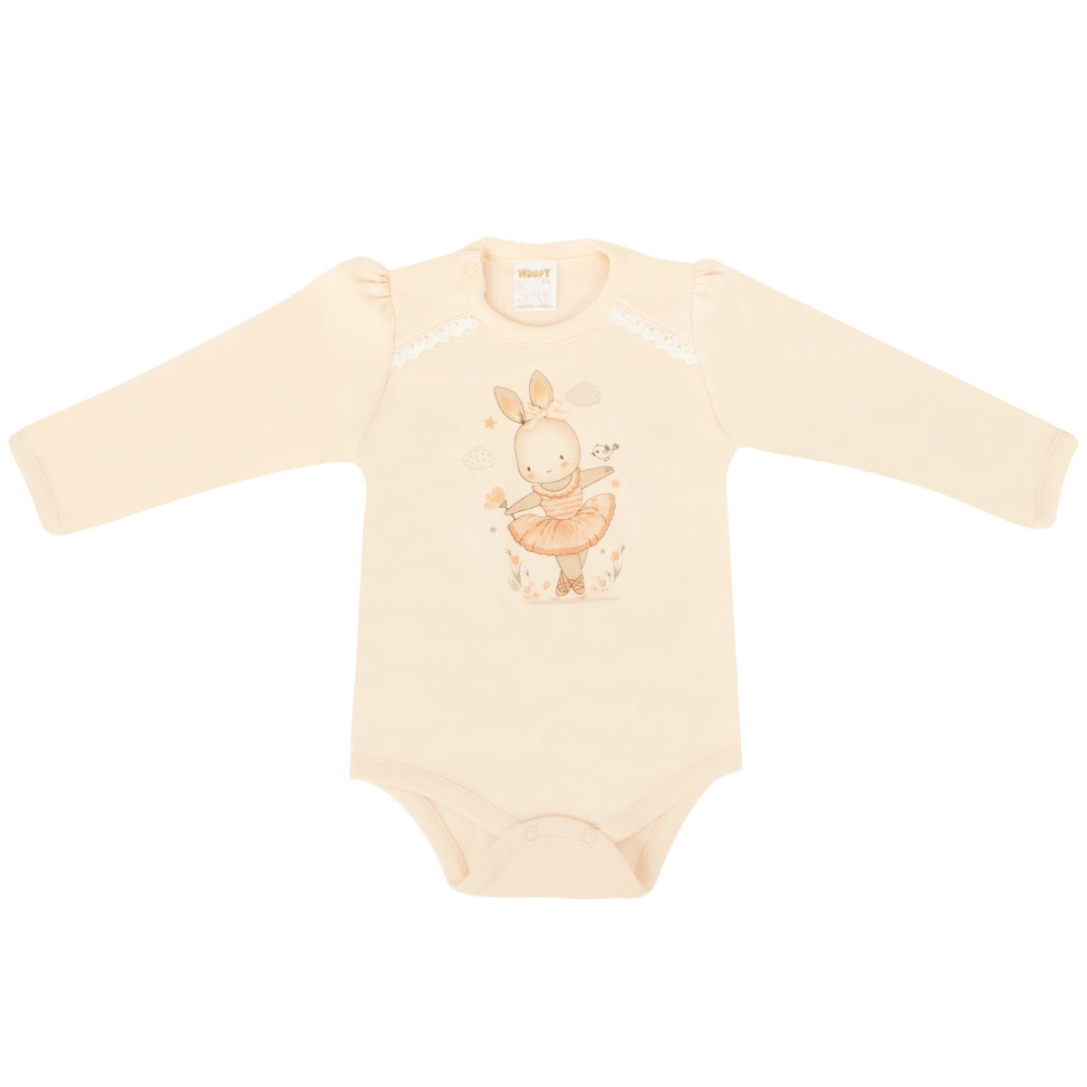 Ajuar - Set de 3 piezas Algodón - Coneja bailarina - Melon