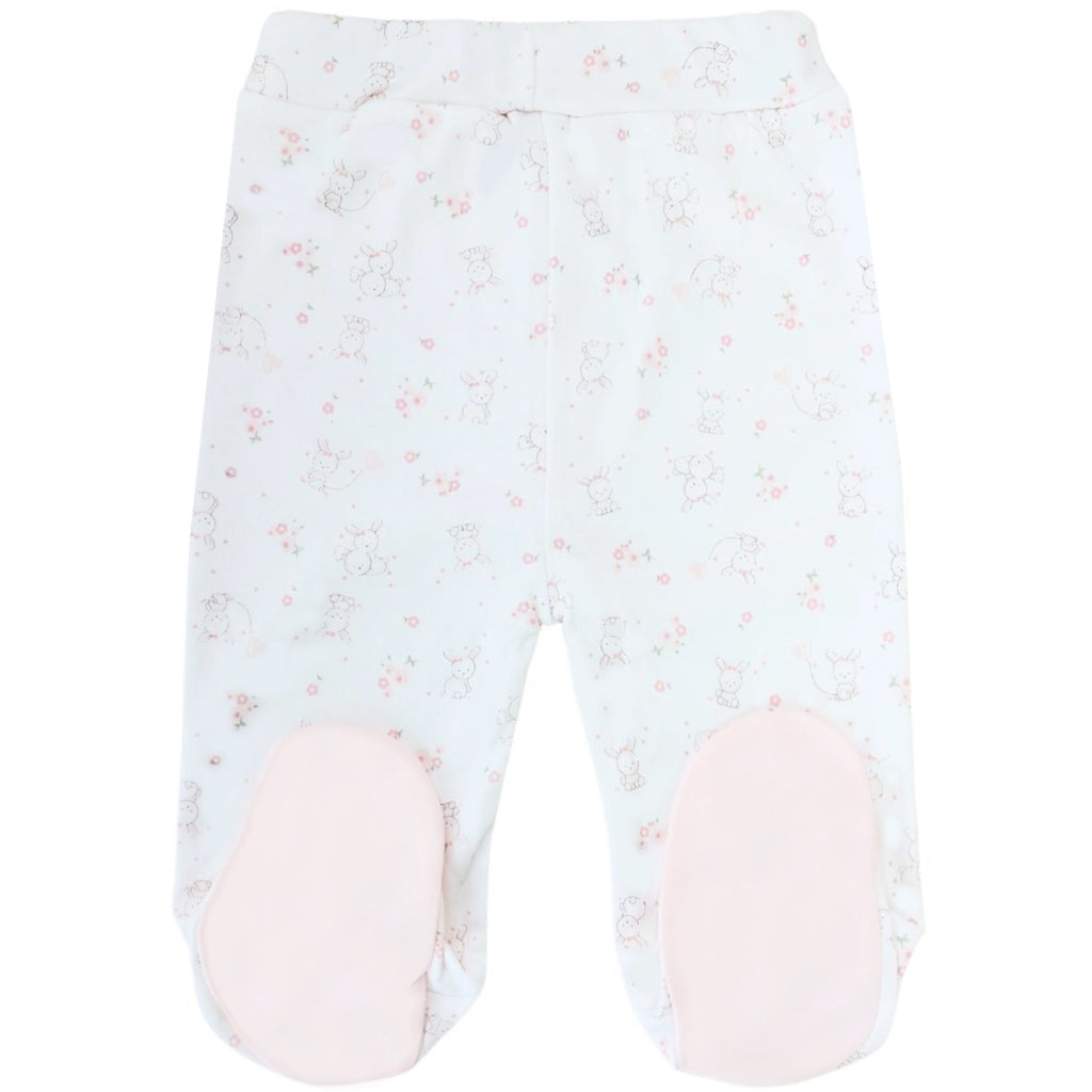 Ajuar - Set de 3 piezas Algodón - Coneja bailarina - Blanco Rosado