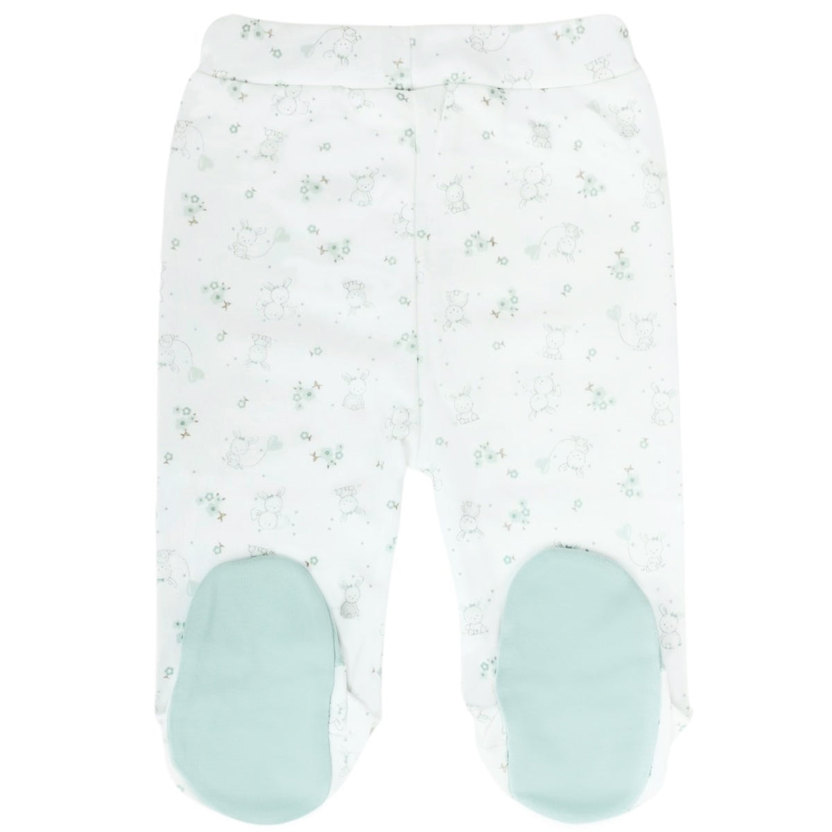 Ajuar - Set de 3 piezas Algodón - Coneja bailarina - Blanco Verde