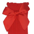 Medias largas - Lazo - Rojo Claro