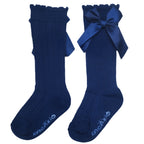 Medias largas - Lazo - Azul oscuro