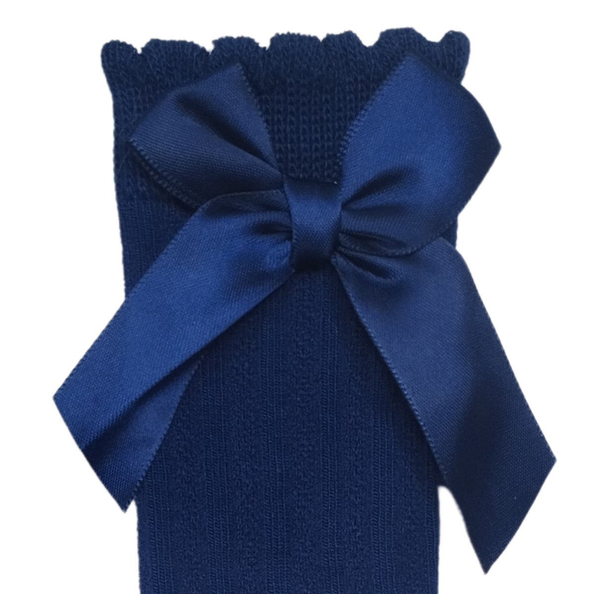 Medias largas - Lazo - Azul oscuro
