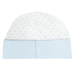 Ajuar Bebe 3 piezas Algodon - Conejos - Blanco / Celeste