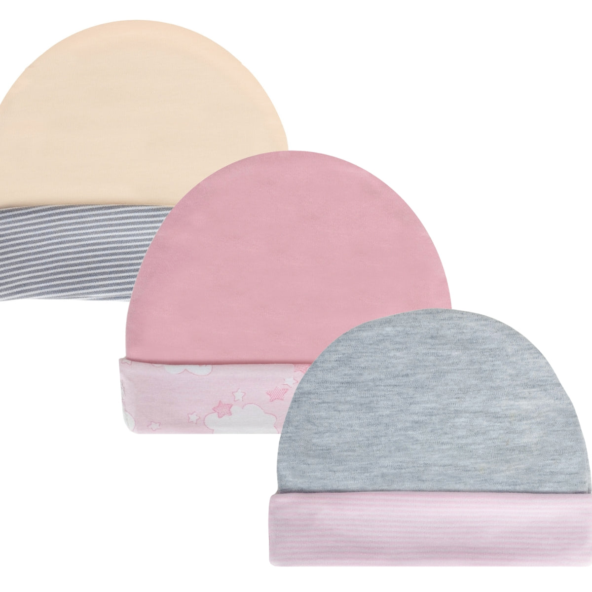 Pack 3 Gorros Bebé Niña BC03
