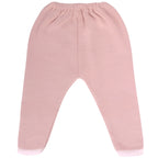 Conjunto Vestido bebé Niña - 3 piezas - Nudos - Palo Rosa