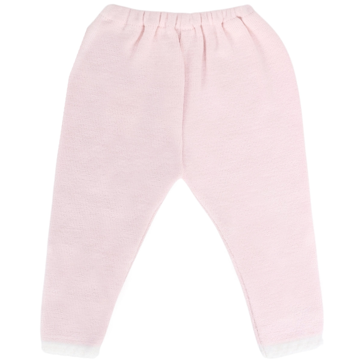 Conjunto Vestido bebé Niña - 3 piezas - Nudos - Rosado